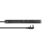 Lanview LVR-3MUK-SPD-UK8 1U Noir 8 prise(s) AC Type G