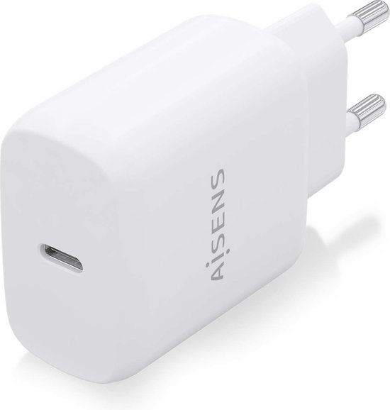 AISENS A110-0756 - Oplader voor mobiele apparatuur - Universeel - Wit - AC - Snel opladen - Binnen