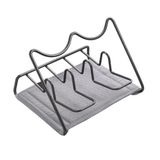 Metaltex Afdruiprek Dry-Mug 2 Lava voor flessen en kopjes, zwart