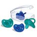 Chicco Physioforma siliconen fopspeen 16-36 maanden, 4 stuks - zachte en delicate siliconen, ondersteunt de fysiologische ademhaling en bevordert de juiste ontwikkeling van de mond, blauw en groen