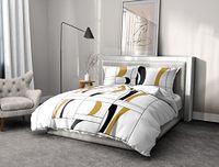 Home Linge Passion | Dekbedovertrek, 3-delig, 100% katoen, 57 draden/cm², 220 x 240 cm, Atoll, zwart