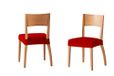 Martina Home Stoelhoes Tunis Pack 6 rood