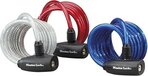 Masterlock Master Lock 8127EURTRI - Set of 3 - 1.8m Cable Lock - Multiple Colors