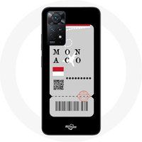 Maniacase Etui Redmi Note 11 Pro 5G Luchtkaartje Monaco
