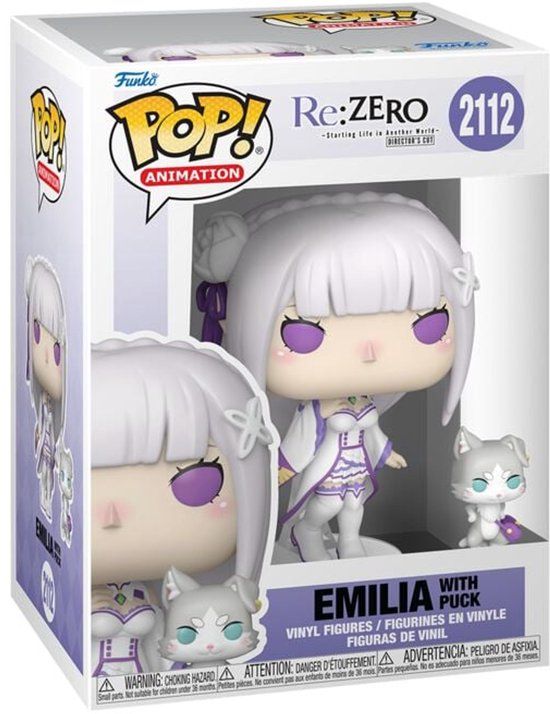 Funko Re:Zero Emilia with Puck vinylfiguur 2112