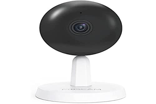 Foscam X4 IP-camera voor binnen, WLAN, 4 MP, intelligente bewegingsdetectie en 2-weg audio, compatibel met Amazon Alexa