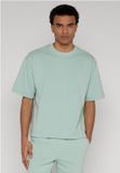 Urban Classics Heavy Washed Boxy Heren T-shirt M Mintgroen