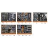 Beta 5908VU/2T 161 delig assortiment in ABS voorgevormde inlegbakken - 059081136