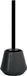 Spirella Joshua Black Toiletborstel Keramiek – WC Borstel Zwart met Houder – Compact Design 13,5 x 38,5 cm