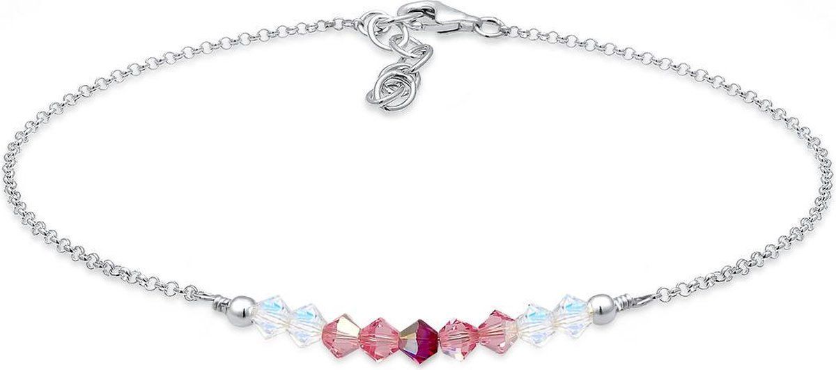 Elli Enkelbandje bal strand zee Swarovski® kristal 925 Sterling zilver - 4050878560676