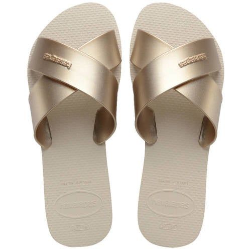 Havaianas Aqua Metallic slippers goud