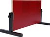 Table de tennis de table panneau d'entraînement/panneau de rebond - Angle réglable - 66x33 cm - 8 surfaces en caoutchouc rouge - Bois massif/métal - Pour entraînement autonome - Rouge