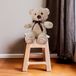Wicotex Teddybeer - 30cm - Beige/Bruin - Pluche Beer - Handgemaakt