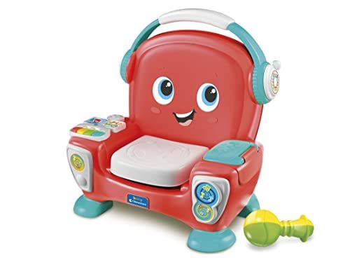 Clementoni Canta Sound en balstoel voor kinderen, interactief en multifunctioneel, leerhulp in Italiaans, speelgoed 1 jaar, gemaakt in Italië, meerkleurig, 17754