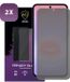 MobyDefend 2-Pack MobyDefend Screenprotectors - Geschikt voor Samsung Galaxy A37 - HD Privacy Glass Screensavers