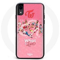 TWICE Hoesje voor iPhone XS Max Rood Poster What Is Love Maniacase