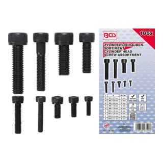 BGS Inbusschroef assortiment - 106 delig