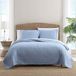 Tommy Bahama Home | Costa Sera Collection | Zachte en ademende sprei, voorgewassen voor zachtheid, groot bed, blauw