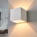 Lindby Wandlamp Freja - Wit - Gips, Metaal - 1 Lichtpunt - G9