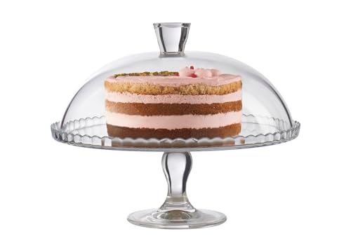 PASABAHCE Alzata Vetro Cup Patisserie 32 dienbladen met tafeldecoratie