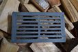 SEZAM CA031 - 26,5 x 15,5 cm Fonte Grille de four Grille de cheminée carrée Grille de cendrier Poêle à bois Grille de cheminée