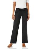 Amazon Essentials Dames Broek met wijde pijpen en trekkoord van linnenmix