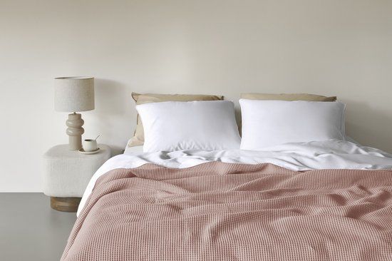 Beddinghouse Sprei 260 x 240 cm Katoen Zachtroze