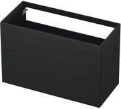 INK - Onderkast 2 Laden Push To Open 65cm Gelakt - 1000x450x650 Mm - Mat Antraciet