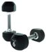 Halterset van rubber 2 stuks van 3 kg voor training