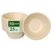 Rui Bol jetable en fibres de bambou 25 oz, lot de 50