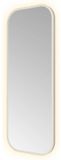 Hotbath &More Mirrors Soft Square LED Badkamerspiegel - Rechthoek - 80 x 30 cm - RVS 316