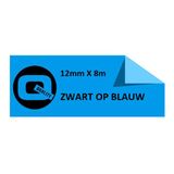 Sneltoner Brother TZe-531 - 8m zwart op blauw / gelamineerd tape / 12mm (huismerk)