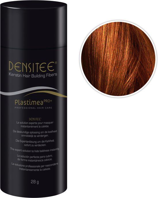 PLASTIMEA DENSITEE Â® - 28gr - Haarpoeder â€“ Camoufleert Kale Plekken â€“ Hair Building Fibers â€“ Kastanjebruin