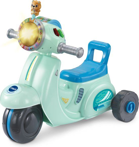 VTech 2 in 1 Loopscooter - Blauw