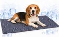 KOELMAT Flamingo Koelmat hond - koelmat kat - M - 70x50 cm - Drop Grijs