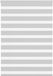 vidaXL Zebra rolgordijn 100x150 cm stofbreedte 95,9 cm lichtgrijs