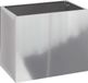 vidaXL Jardinière acier 50 x 32 x 40 cm Argent