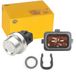 HELLA 6PT 009 107-241 temperatuursensor, koelvloeistof, 2-polig, ingezet, met afdichting, met remring