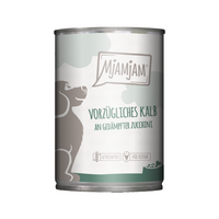 MjaMjaM Natvoer - Blik Adult Dog - Kalf met courgette - 6 x 400 g