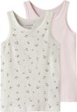 NAME IT NMFTANK TOP 2P JET STREAM FLOWER NOOS - Fille - Débardeur