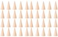 Cône en bois 40 pièces - Support de cône - Porte-bagues bijoux - Organisateur de bureau - Pratique et durable - Convient aux vitrines