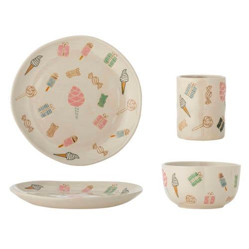 Bloomingville Mini serviesset Sweets (set van 3)