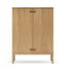 Stolab Commode Prio haute chêne huilé naturel, porte en bois