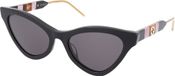 Gucci Zonnebrillen GG0597S 001 Zwart Grijs