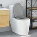 vidaXL Abattant de toilette Gris 45,5 x 37,5 x 3,8 cm Duroplast