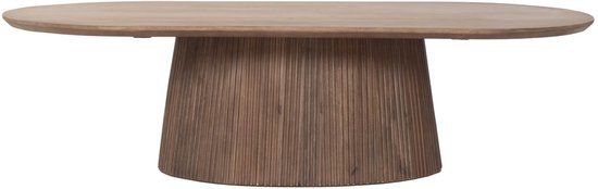 Giga Meubel Salontafel Salvador - Donkerbruin Hout - 120x60x38cm