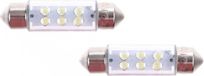 Grundig Vrachtwagenlampen C5w Led 36 Mm 24 Volt Wit 2 Stuks