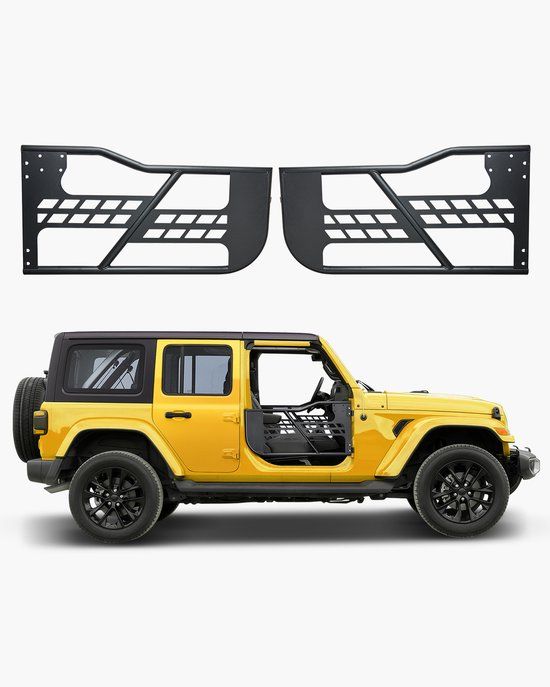 VEVOR 2-Deurs Jeep Tube Doors voor 2007-2018 Jeep Wrangler Jk Hunting Style