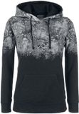 Rock Rebel by EMP Zwarte hoodie met doodshoofdprint - Dames - XXL