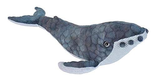 Wild Republic Cuddlekins Buckelwal Knuffeldier - 20cm - Blauw